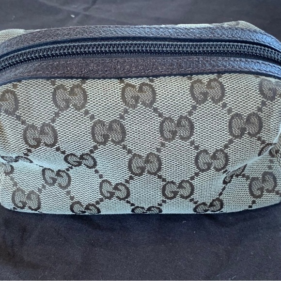 Gucci Monogram Canvas Cosmetic Pouch - Picture 2 of 11